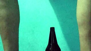 Curvy Latina Boldly Fucks Bottle Rich Vaginal Juices