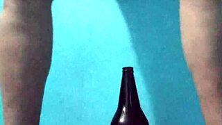 Curvy Latina Boldly Fucks Bottle Rich Vaginal Juices