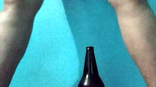 Curvy Latina Boldly Fucks Bottle Rich Vaginal Juices