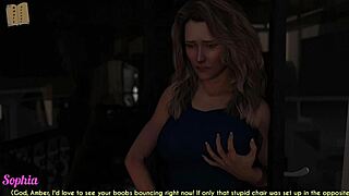 Wife and Stepmother in Hidden Blonde Riding Scenes