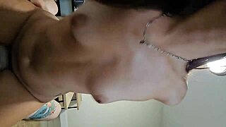 Petite girlfriend Lola Aiko deepthroats Danny Dirt before cum in mouth