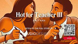 What if dominant teacher edges submissive student with dirty talk home fuck?
