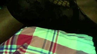 Damn! Skinny Ebony Babe's Big Clit Pussy Gets Fucked Doggy and Covered in Cum!