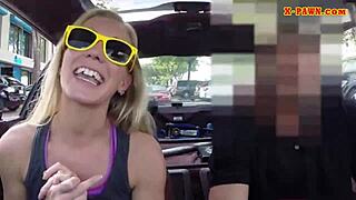 blonde bimbo's heart races wildly as nasty pawn dude pounds her relentlessly