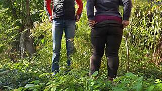 Chubby bbw stepmom fat ass begs stepson for outdoor public kinky pounding