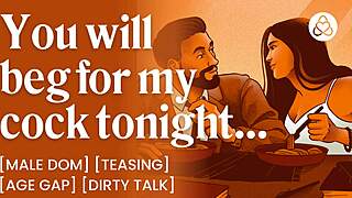What if dominant teacher edges submissive student with dirty talk home fuck?