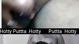 Latina milf in corset heels teases big shaved pussy with dildo on webcam