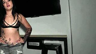 Stepsis spreads skinny pussy to cheer me up with rough bedroom doggystyle orgasm