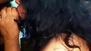 Chubby Indian bhabhi Sonia teases with deepthroat blowjob, spits, then rides to cum swallow