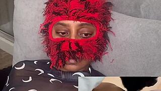 Ebony wet pussy eaten no moans till squirting orgasm