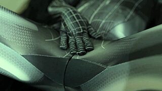 hey sexy indo spiderman cosplay girl stuffs bottle deep in her juicy pussy
