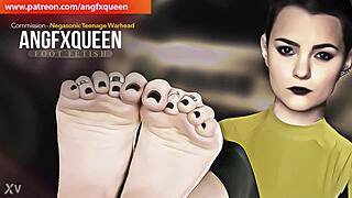 wanna worship negasonic teen's wrinkled soles and toes?