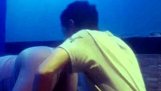 I Suck My Girl's Pussy Deep in Motel Room Stockings Ass Lick