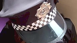Tempting big ass latina cop teases bent over in uniform during cdmx photoshoot