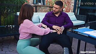 business partner fuck turns cheating wife into cum begging slut