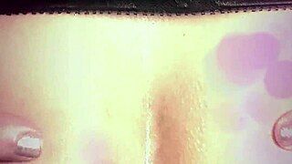 Sexy Brazilian Sissy Shemale Stuffs Tight Ass with Buttplug and Toys