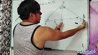 Student Nerd Learns Teacher's Bedroom Trigonometry Secrets