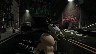 hey babe my futanari girlfriend just fucked my ass on the street