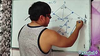 Student Nerd Learns Teacher's Bedroom Trigonometry Secrets