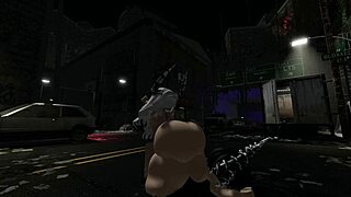 hey babe my futanari girlfriend just fucked my ass on the street