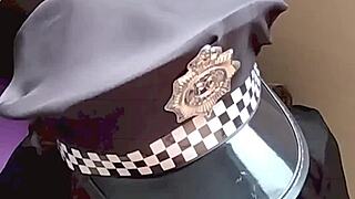 Tempting big ass latina cop teases bent over in uniform during cdmx photoshoot