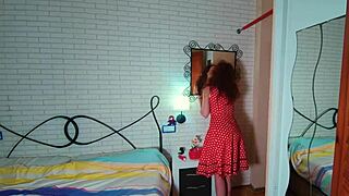 Spanish redhead milf cowgirl rides creampie after dirty talk toilet breakup coronavirus confinement