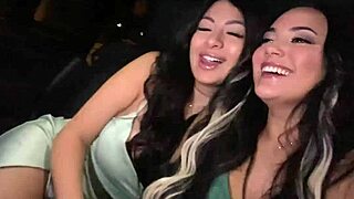 Big Titty Latina Besties Ride Uber Driver's Cock Barefoot Passionately