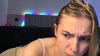 Watch this horny teen finger pussy to hard orgasm?