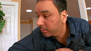 Her boyfriend watches amateur take massive facial load