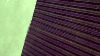 Chubby Indian wife bent over bed for deep creampie after mask play