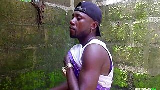 FUCKING My Landlord's WET Ebony WIFE In Unfinished Building!