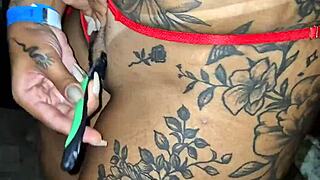 Influencer Vhiivhii's Juicy Bareback POV Orgasm with Big Black Cock