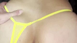 Stepsister's Lingerie Drenched in Cum After Wild Fuck