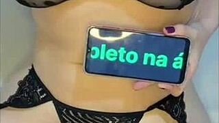 Gaping brazilian big ass takes intense anal reverse cowgirl monster cock homemade!