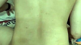 roommate sneaks in while girlfriend's alone for hairy pussy creampie