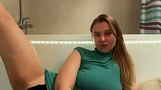 hey sexy student sneaks off to bathroom for hot masturbation session 💦🔥 who wouldn't?