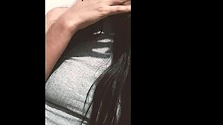 horny cousin films her masturbation and sends it to me!!