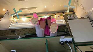 omg super cute stepdaughter's upskirt hidden cam at work shows her wet pussy!