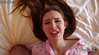 stunning nika teases and sucks her stepdad's soft cock up close pov