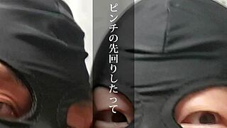 Shaved Japanese milf pussy overflows with thick creampie cum