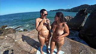 Daine Belan Brazilian Big Ass Beach Tease Uncensored
