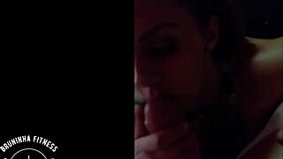 Watch athletic Bruninha suck and ride that huge cock in hardcore POV.