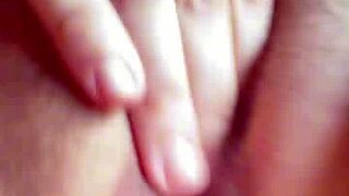 wanna see this latina's wet pussy lips quiver up close?