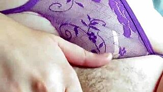 wanna see this latina's wet pussy lips quiver up close?