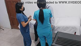 Slutty Latina Nurse Seduces Black Patient for Steamy Hospital Sex Encounter