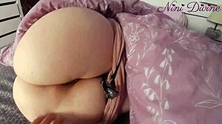 Feel the rush fingering my cute french stepsis tight huge pussy lips before doggystyle ass spanking.