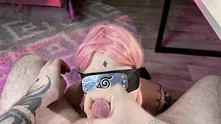 omg pov sakura deepthroats strangers in naruto face fuck cosplay 🍆💦