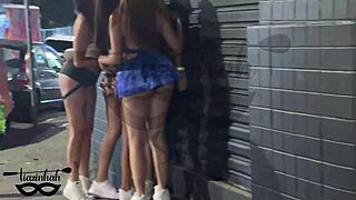 Tiazinhah Drags Carnival Hottie from Block to Public Dogging Square