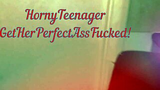 Petite horny teen's perfect big ass wrecked by hardcore anal pounding and deepthroat