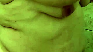 mmm curvy bbw wife soaps up her big tits in shower part 2 🧼🍈